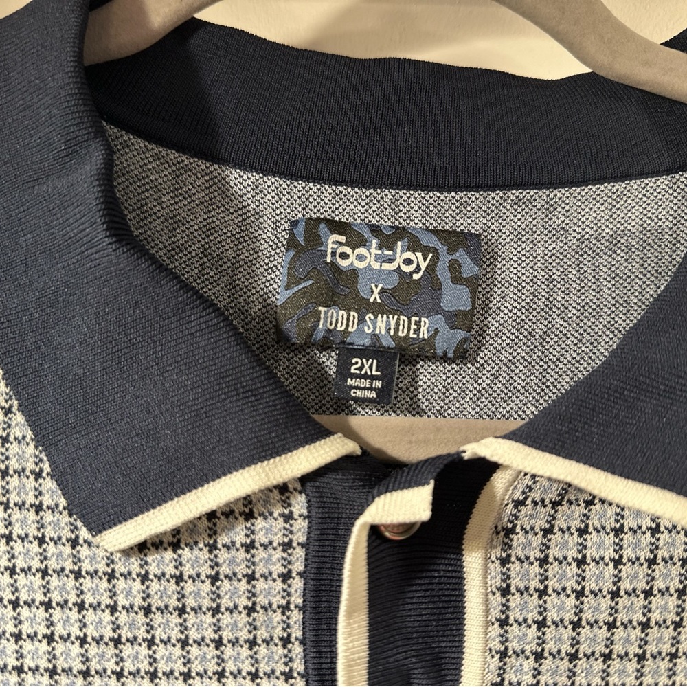 Todd Snyder and Foot joy Polo Shirt XXL